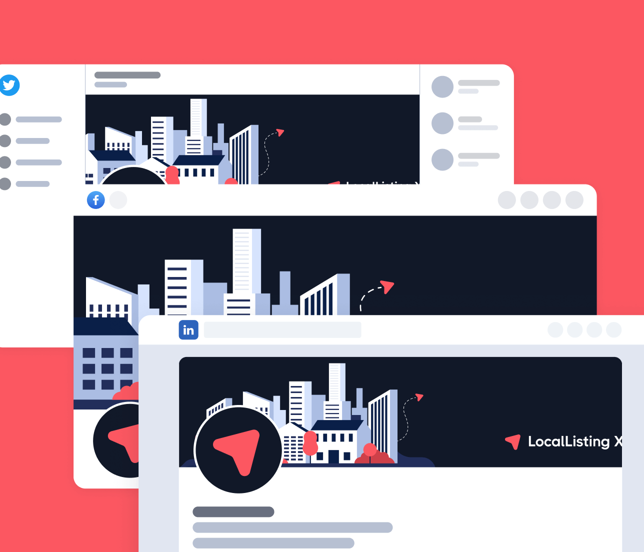 LocalListing X - Social Media Assets Included - Webflow Template