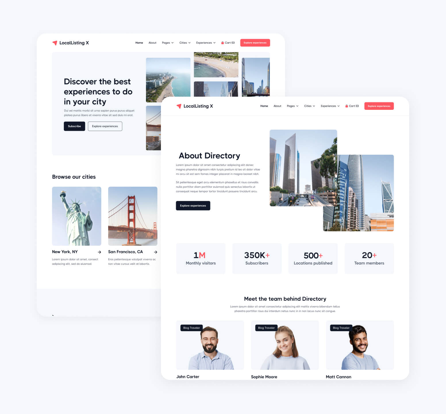 LocalListing X - 24 Pages Included - Webflow Template