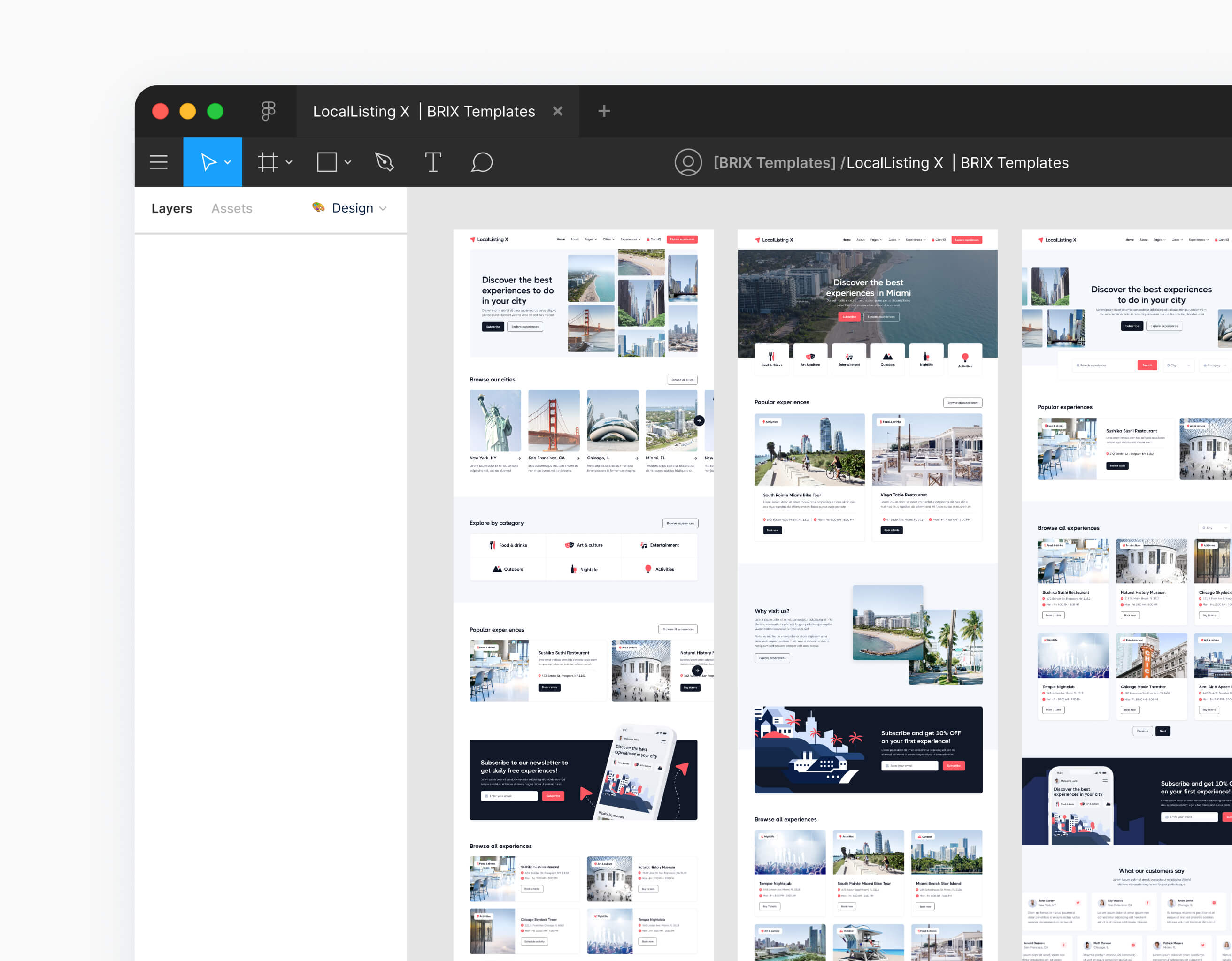 LocalListing X - Figma File Included - Webflow Template